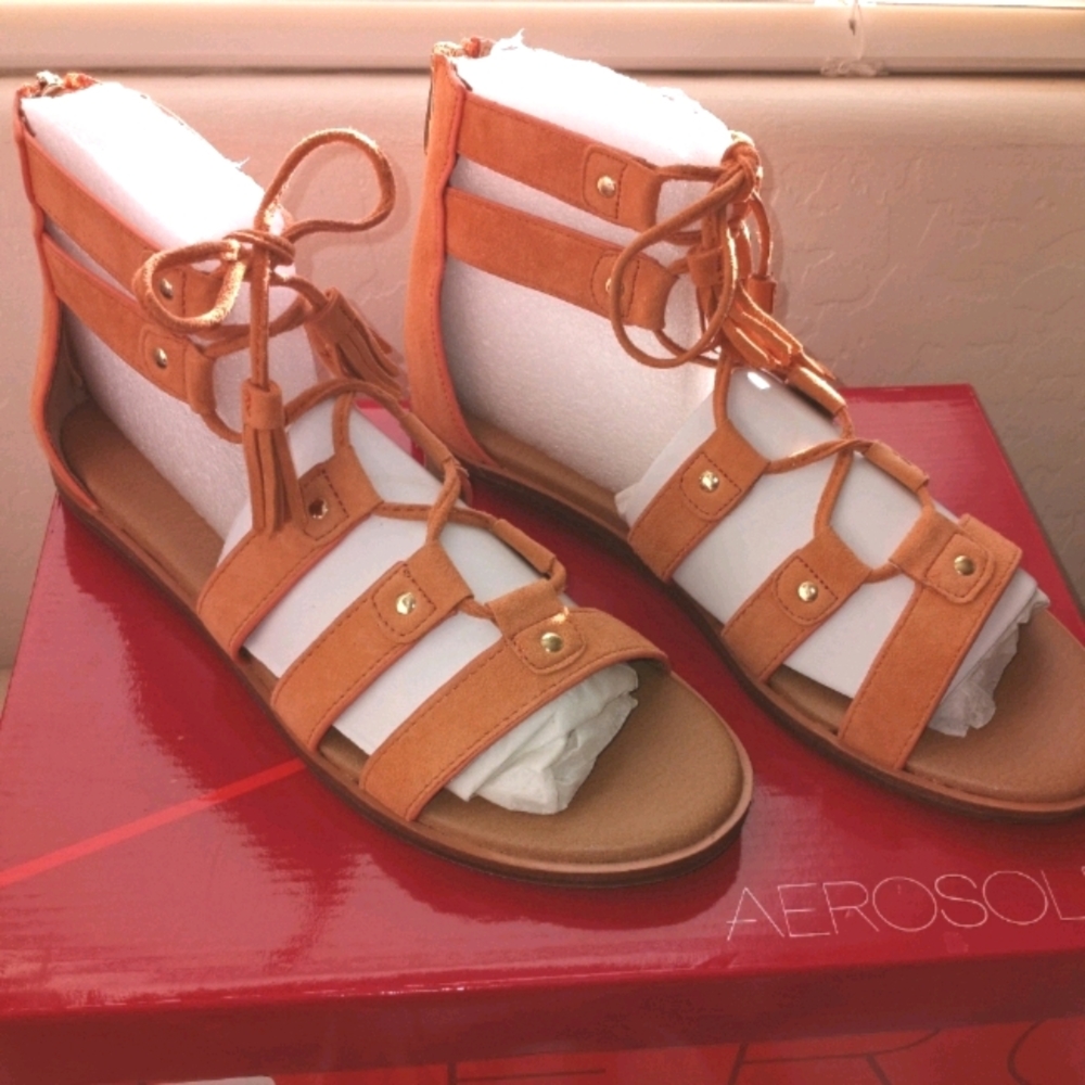 Aerosoles Suede Gladiator Women's Flat Sandals